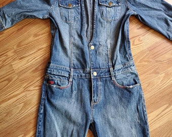 pepe jeans denim jumpsuit