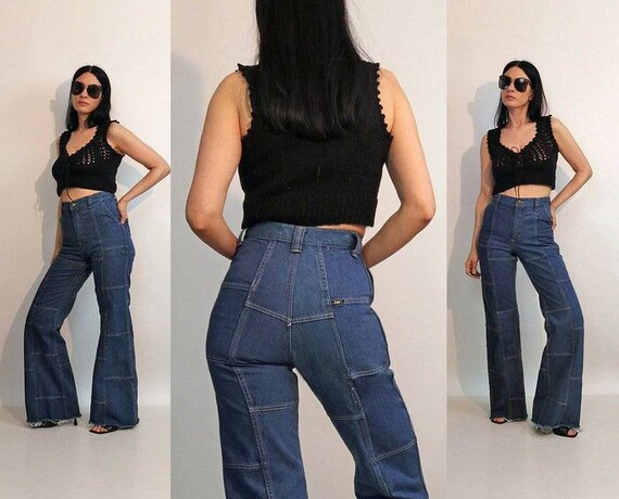 lee bell bottom jeans