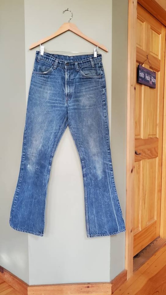 Vintage 70's Levi's 646 Size 27/28 Faded and Distr