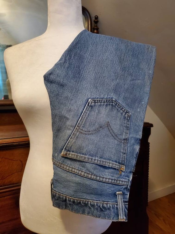 Vintage Levi's 646 Patched and Distressed Size 26x