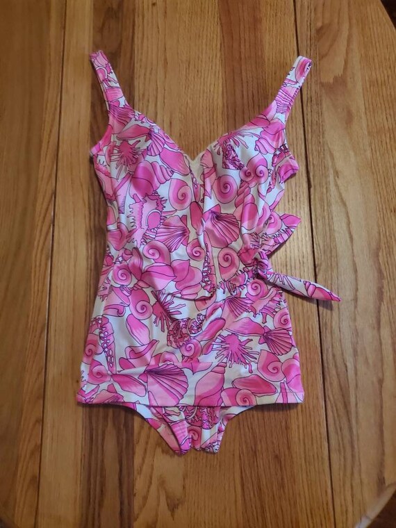 Vintage 1950's DeWeese Design Psychedelic Pink One