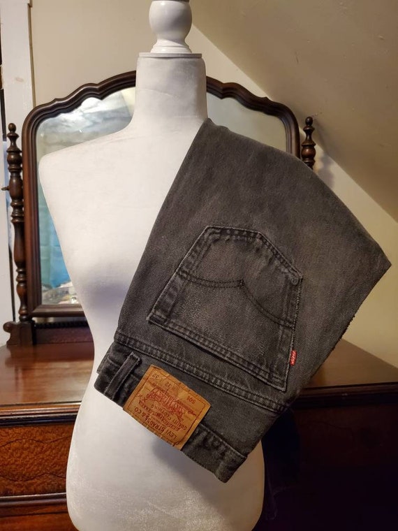 Vintage Black Levi's 501 Jeans Size 30/31x30.75 /