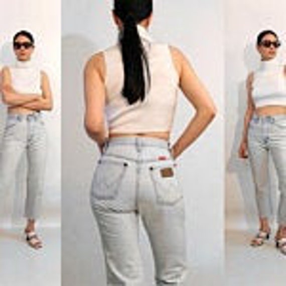 Wrangler Ultra Light Wash Jeans 25x25.5 / Vintage