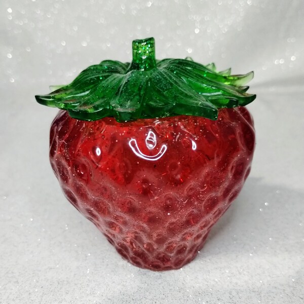 Strawberry Cookie Jar Etsy