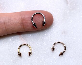 Pointed horseshoe septum ring deals
