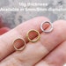 16G Hoop, Cartilage Hoop, Surgical Steel Clicker, Seamless Hoop Earring, Helix Hoop, Cartilage Earring Hoop, 6mm Hoop Earrings, 8mm Hoops 