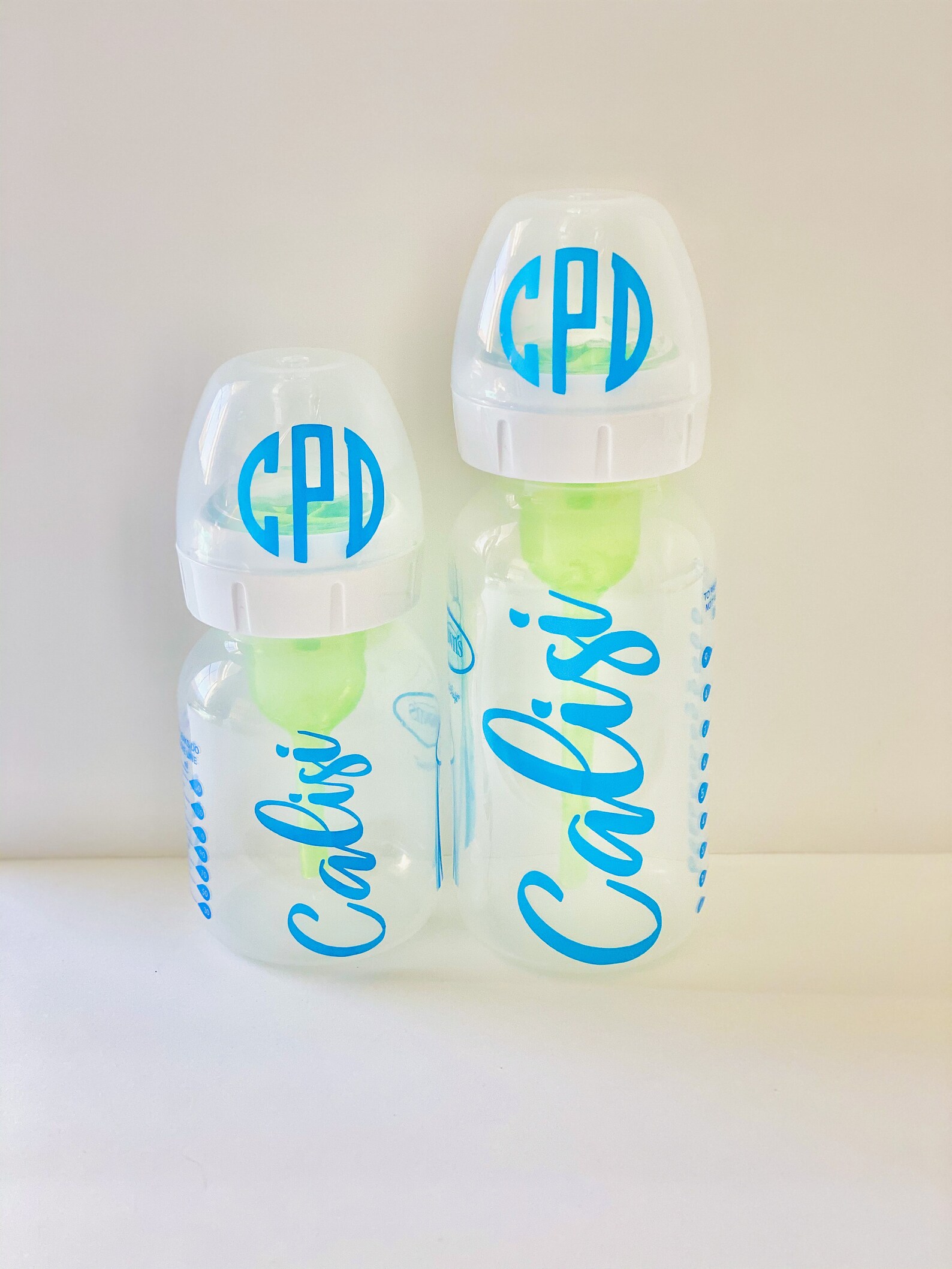 Baby Bottle Labels Name Decals Monogram Decals Sippy Cup Etsy