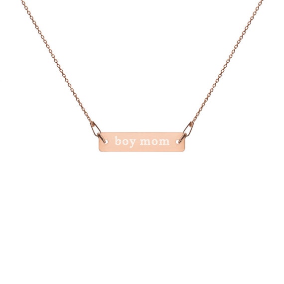 boy mom necklace