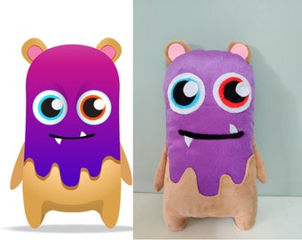 Custom Plush - Custom Stuffed Toys - Turn/Make Kids Drawing/Picture into Custom Stuffed Animal Plush Toy - Draw your Own Plush Toy Drawing