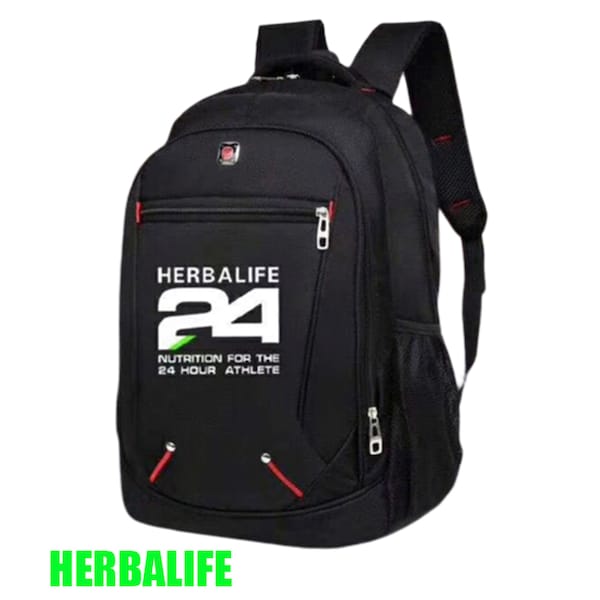 Personnalisation manuelle pure Sac à dos Herbalife Fashion 24 Sac à dos Club Campus Sac à dos pour ordinateur de grande capacité pour les loisirs et le voyage Durable et ferme