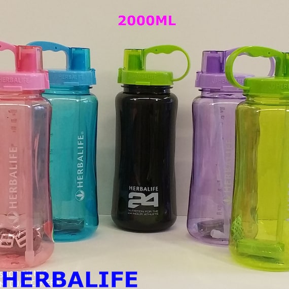 GLFILL 2 Liter Sports Water Bottle With Straw Men Women Fitness