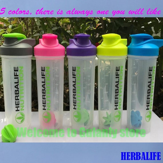 Personalized Customization Herbalife Smoothie Cup Leakproof Cup Shake Cup  With Scale 700ml Blender Cup Hand Coffee Cup Sports Bottle 