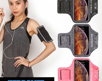 Herbalife Handmade Unisex Sports Square Bag Mini Cellphone Arm Bag Waterproof Case Sport Armband Fitness Arm Bag