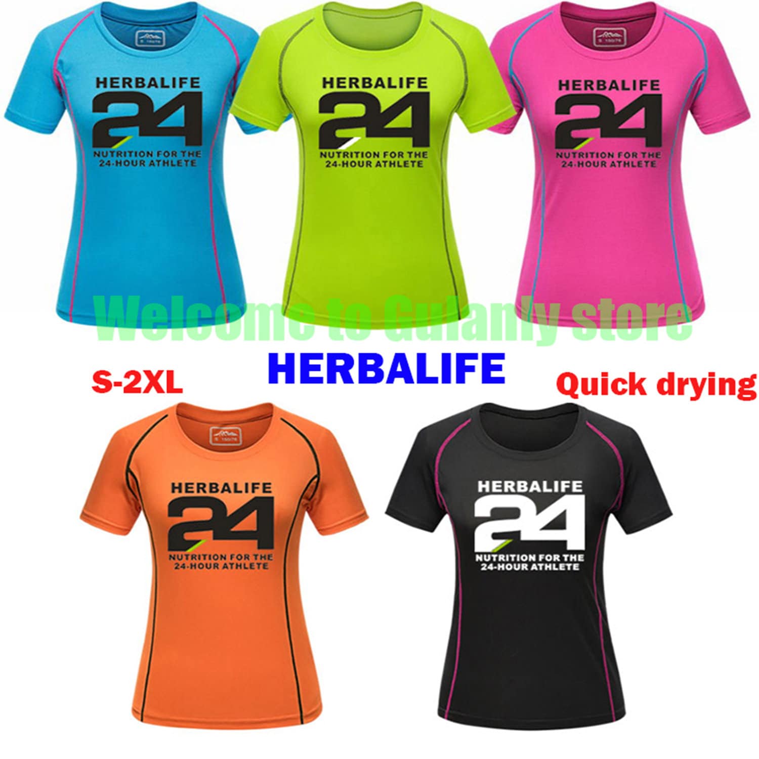 Private Order S-2XL Quick-drying Tee Herbalife Women's Polo Shirt Slim  Casual Lapel Short Sleeve Shirt Top Sports Golf Tennis 