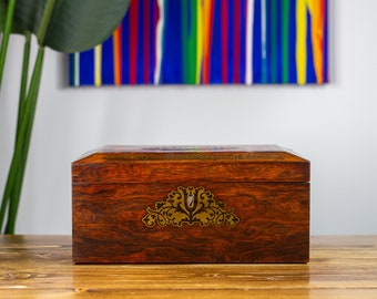 Regency Rosewood Work Box 1830