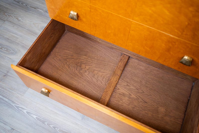 Art Deco Birds Eye Maple Bedroom Suite - Etsy