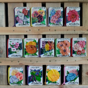 CUSTOM Vintage Seed Packet Pouch 画像 1