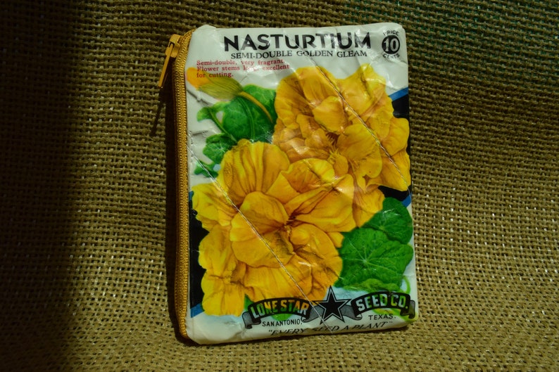 CUSTOM Vintage Seed Packet Pouch image 6