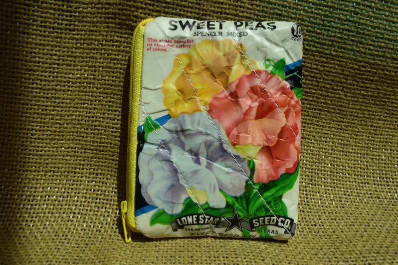 CUSTOM Vintage Seed Packet Pouch image 7