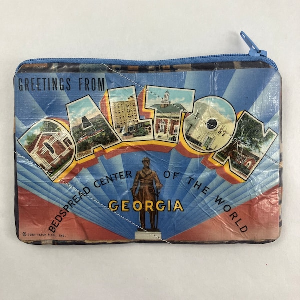 CUSTOM Vintage Postcard Pouch