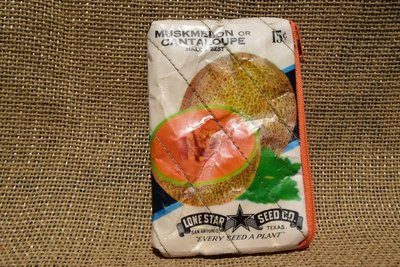 CUSTOM Vintage Seed Packet Pouch image 5