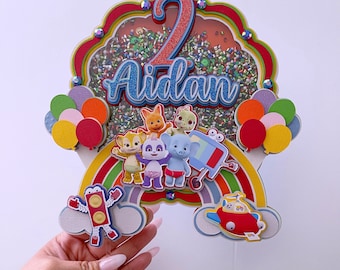 Word Party Cake Topper Shaker, Word Party 1st Birthday, Word Party, Word Party Birthday, Word Party Decoration, Word Party Cake Decor