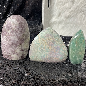Crystal freeforms & flames