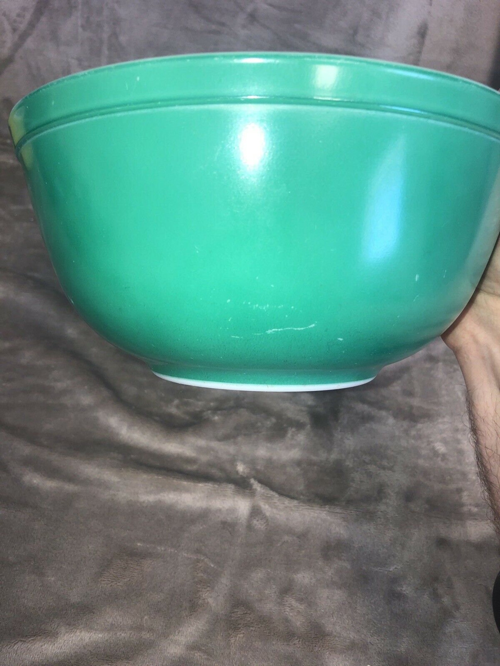 Vintage Green Pyrex 403 Glass Mixing Bowl 2 1/2 Quart Nice Etsy