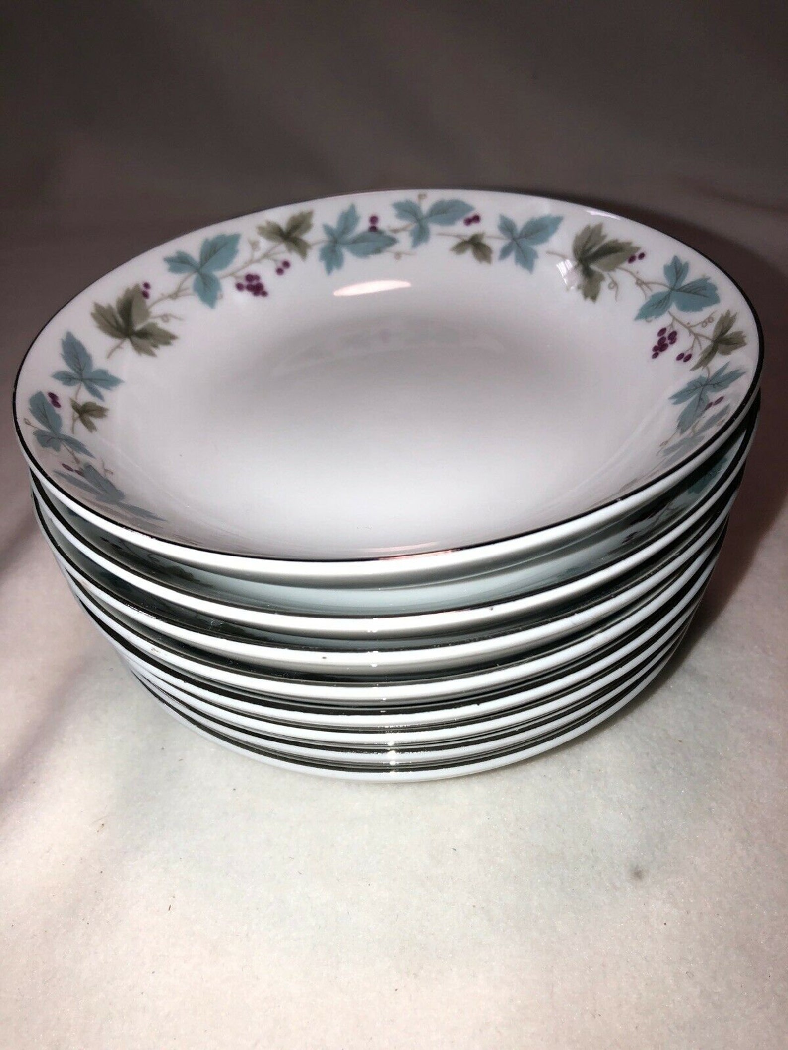 8 Fine China of Japan VINTAGE 6701 Pattern Small Bowls 5.5 Etsy