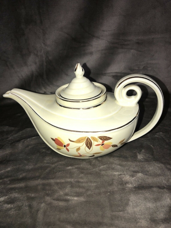 Jewel Tea Company Halls Autumn Leaf Vintage Aladdin Teapot - Etsy