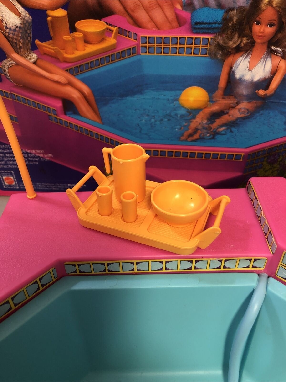 Vintage 1983 Mattel Barbie Dream Furniture 7145 Bubbling Spa Etsy