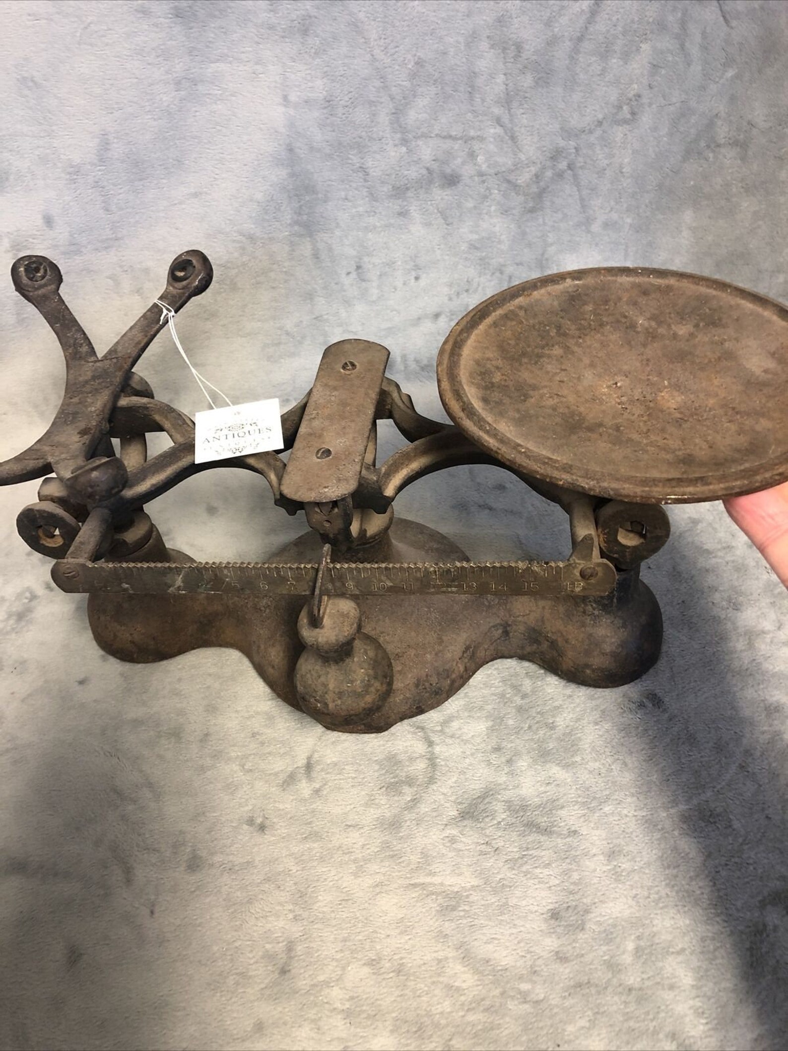 Vintage Antique Cast Iron Scales No Maker's Mark Found Etsy