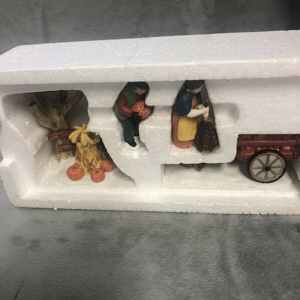 Department 56 Heritage Village Harvest Time Set Of 4 #5941-2 No Outer Sleeve