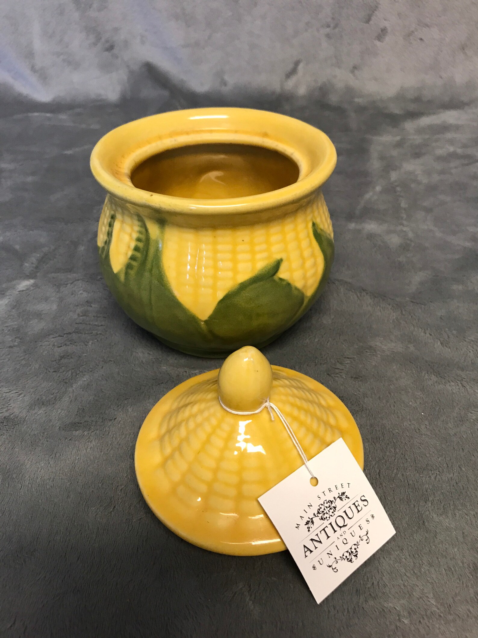 Shawnee Pottery Corn King Sugar Dish With Lid. Etsy