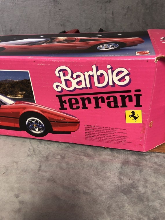 Buy Barbie Red Ferrari Car Vintage 1986 MATTEL WITH/BOX, Good Used