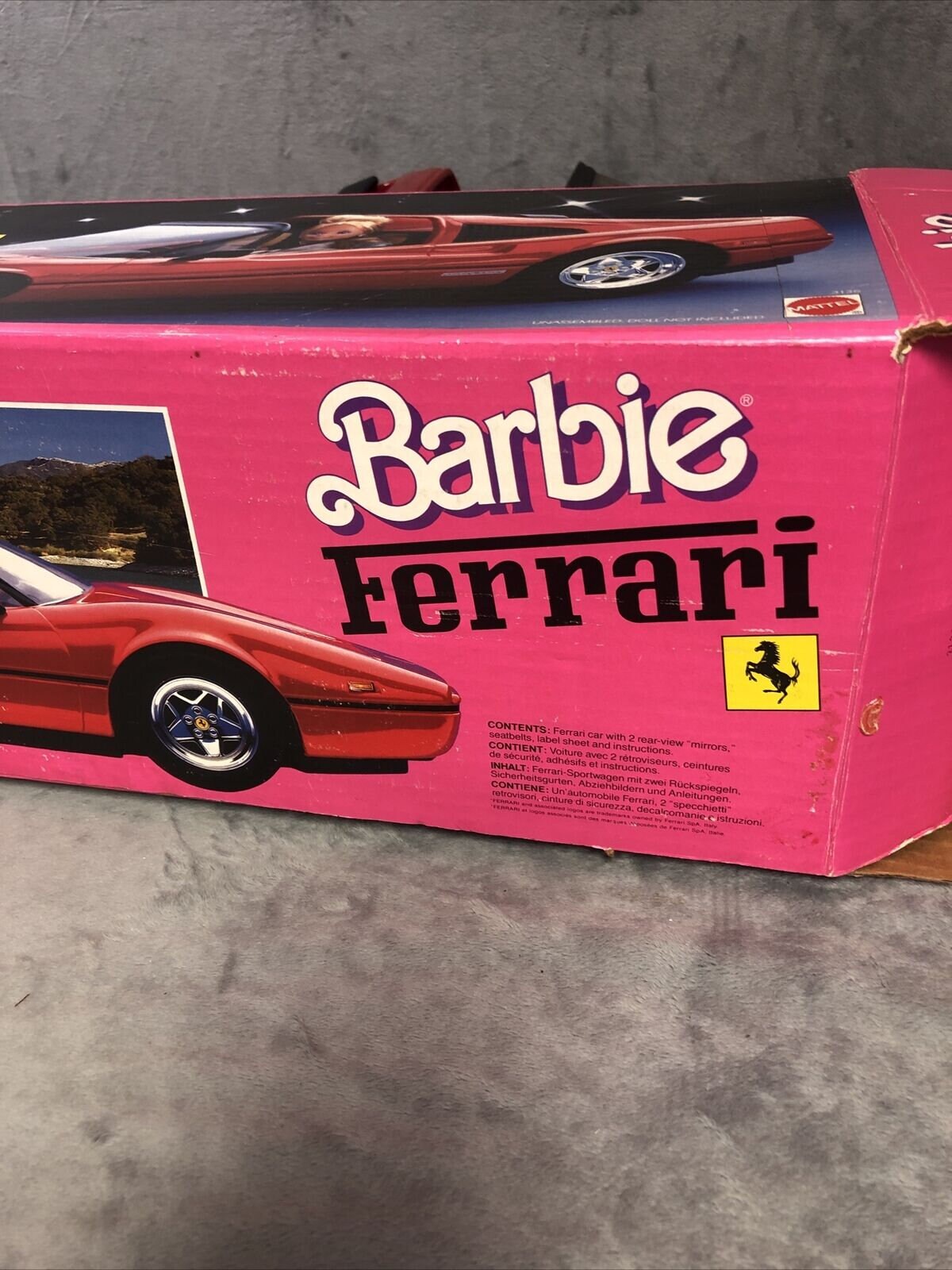 Buy Barbie Red Ferrari Car Vintage 1986 MATTEL WITH BOX Good Used Condition Online in India Etsy