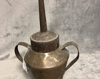 Primitive Fulton 1897 Glue Pot Heater Kerosene Lantern