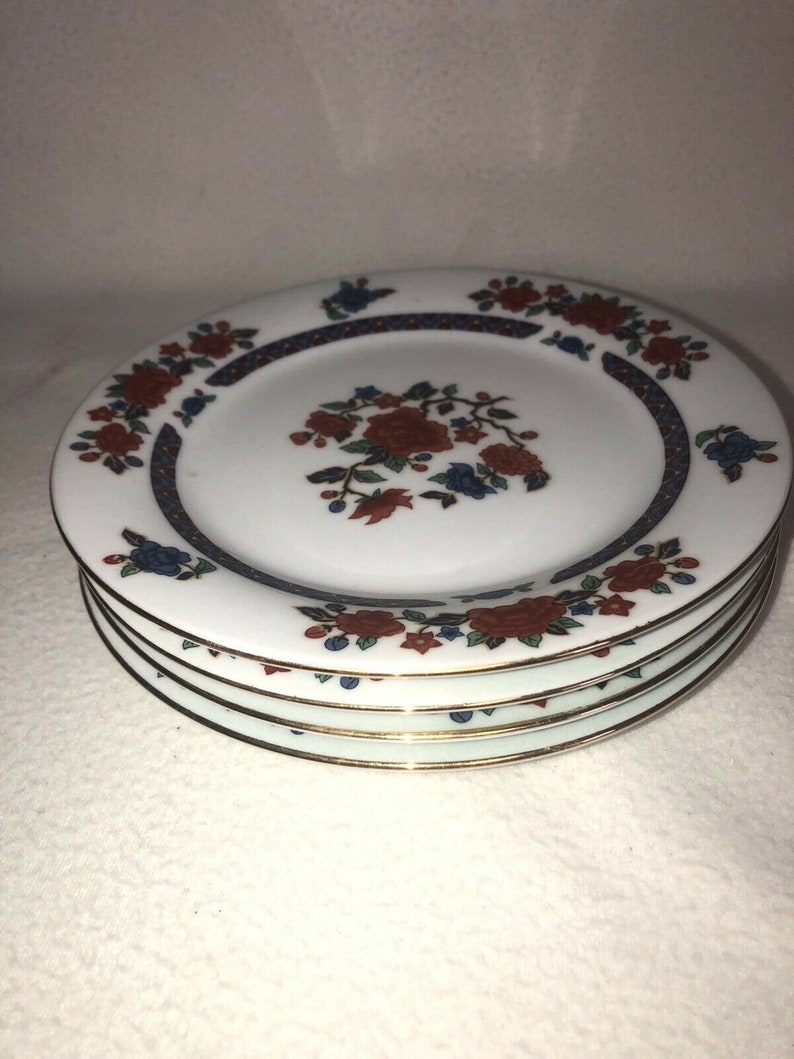 Crown Ming China Old Imari Jian Shiang 4 7.5 Dessert Salad Plates Etsy