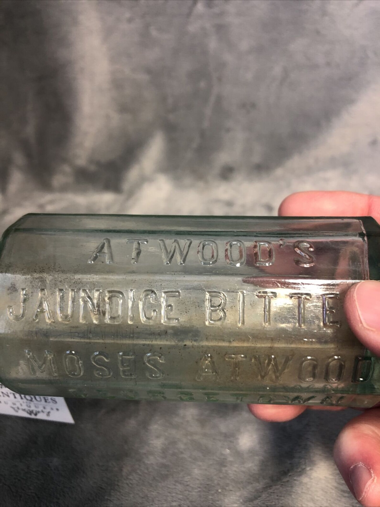 Antique Atwoods Jaundice Bitters Moses Atwood Mass Etsy