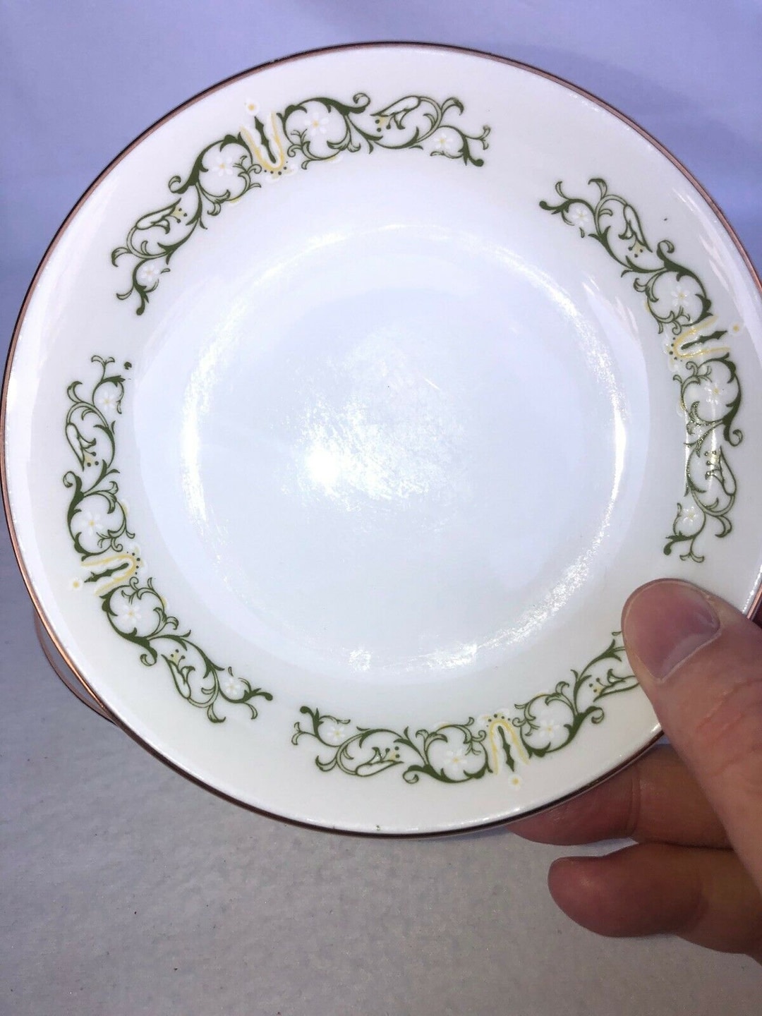 2 Fine China of Japan bell Flower 2999 Small Vegetable Bowls 5.75 Gold