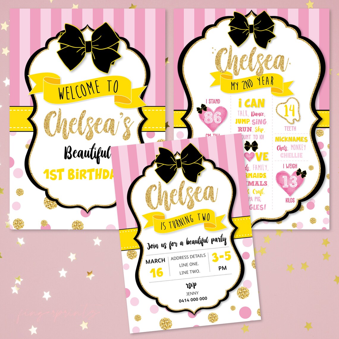 Emma Wiggle Invitation Emma Birthday Party Girls Birthday | Etsy