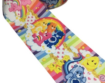 Craft supply Grosgrain Printed 3 inches Ribbon Care Bears