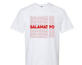 Salamat Po "Thank you Maam/Sir" Canvas Unisex shirt