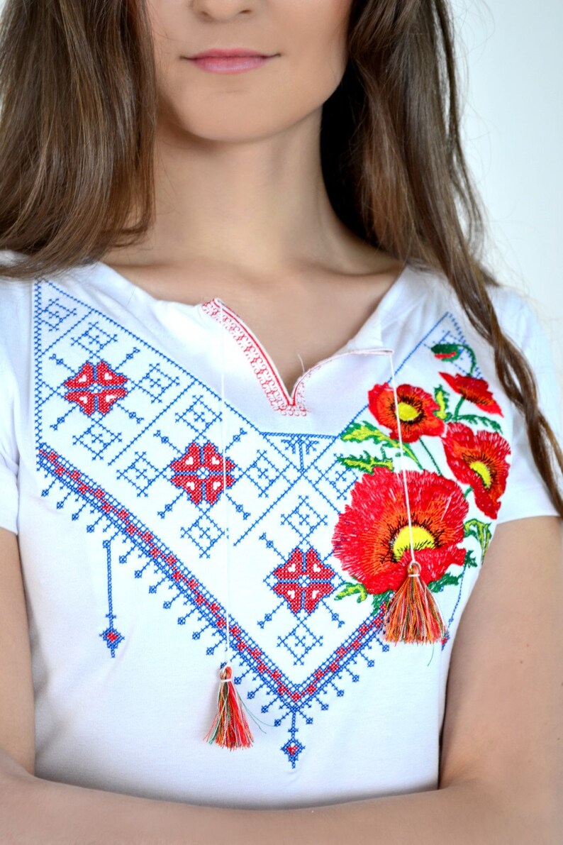 S,XL Handmade tee short sleeve Women/'s embroidery vyshyvanka cotton Vintage clothing Women/'s Clothing vyshyvanka T Ukrainian vintage