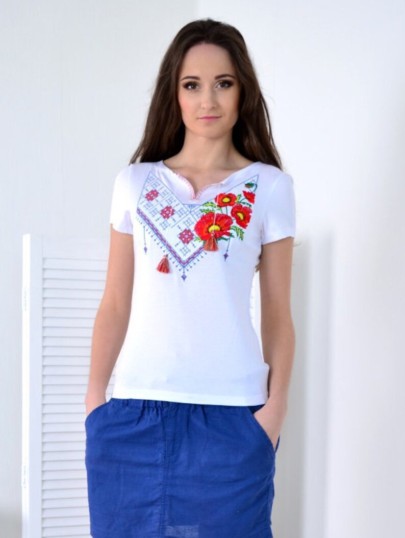 S,XL Handmade tee short sleeve Women/'s embroidery vyshyvanka cotton Vintage clothing Women/'s Clothing vyshyvanka T Ukrainian vintage