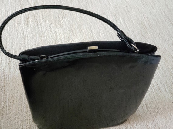 1950s Patent Leather Vintage Handbag - image 1