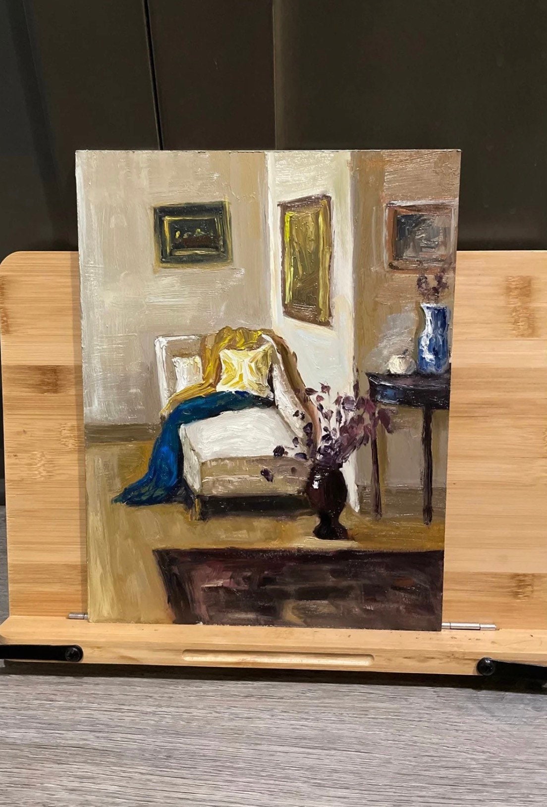 Oil paintinginterior Etsy