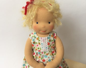 Waldorf Baby doll 12" Custom Made Natural toy Waldorf inspired