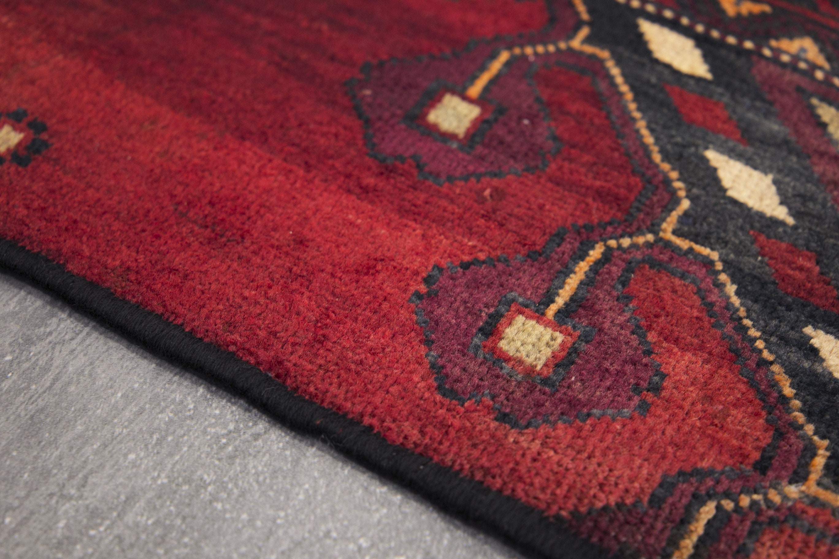 2.9 X 1.4 Ft 90 X 44 Cm Small Persian Rug Bedside Rug Etsy