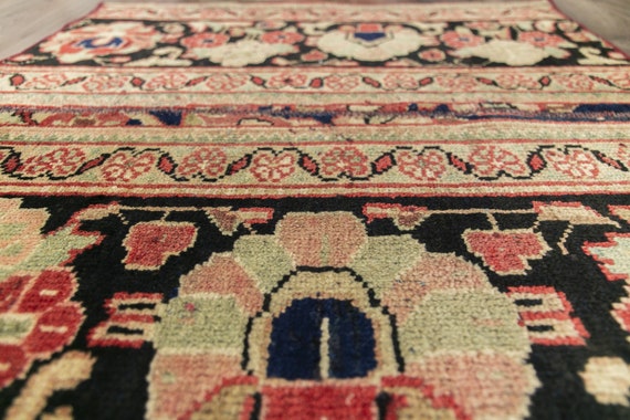 87cm ROUND ViNTAGE TURKiSH RUG